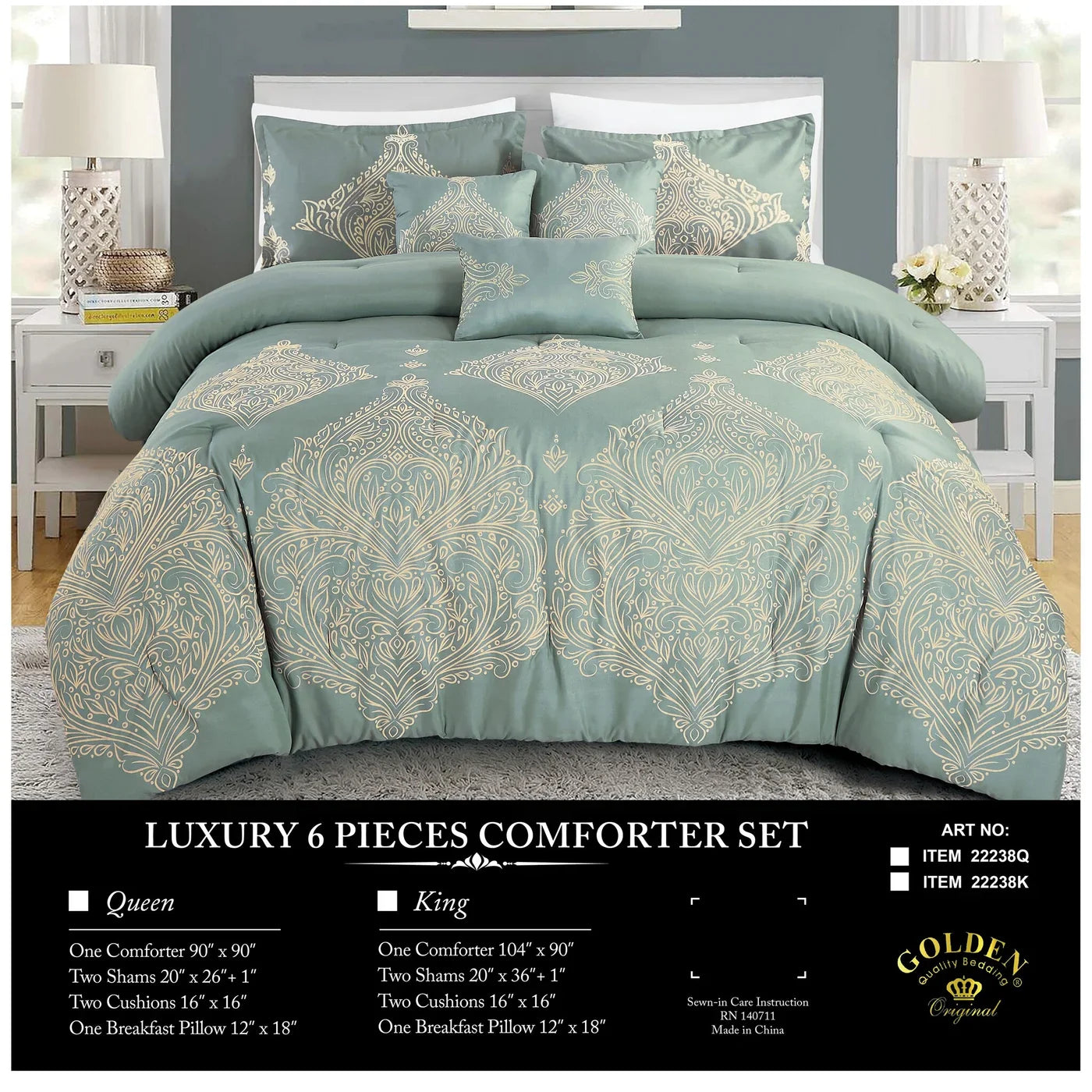 6-PC SET COMFORTERS SET