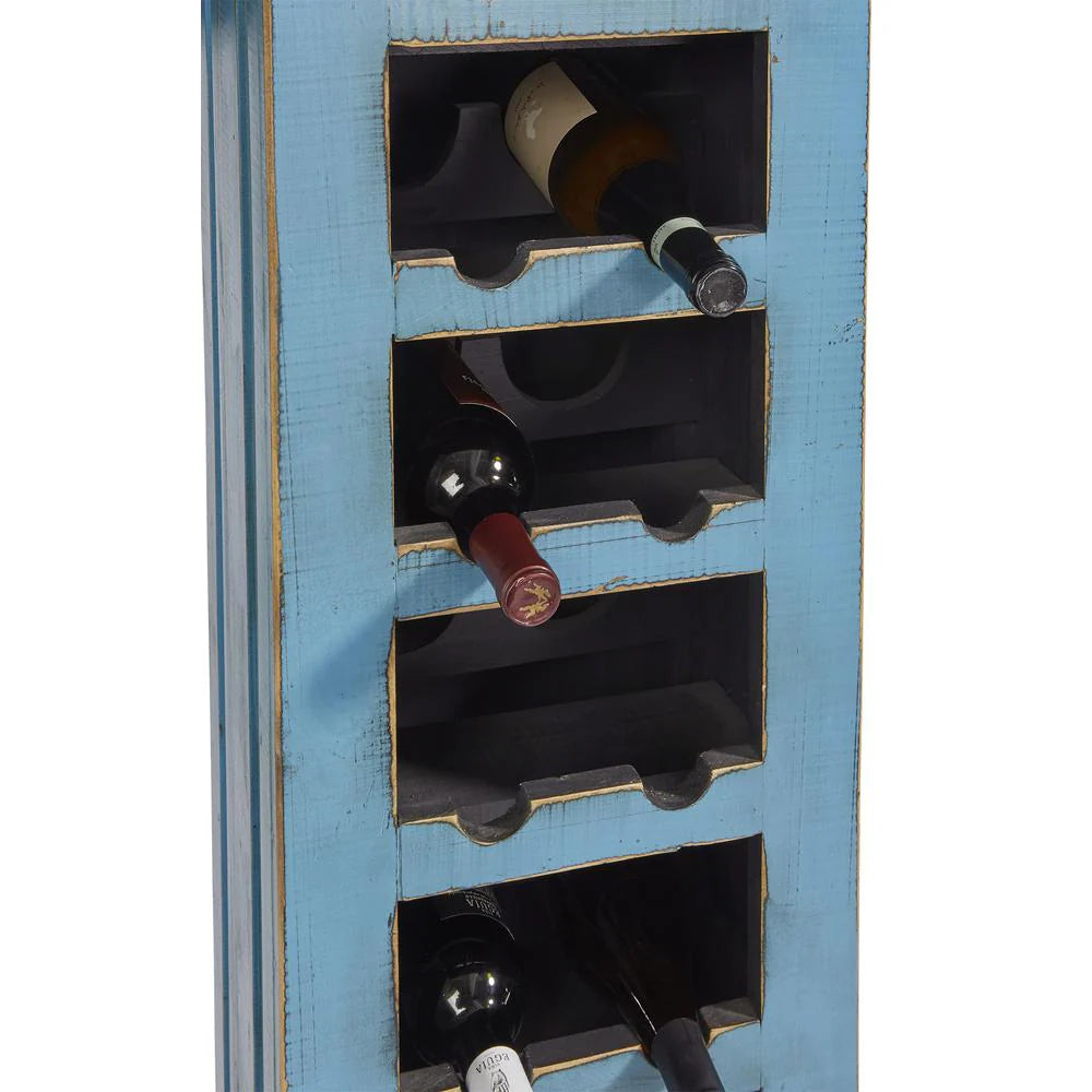 Wine Cabinet - Antique Aqua