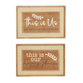 BROWN WOOD FARMHOUSE SIGN WALL DECOR