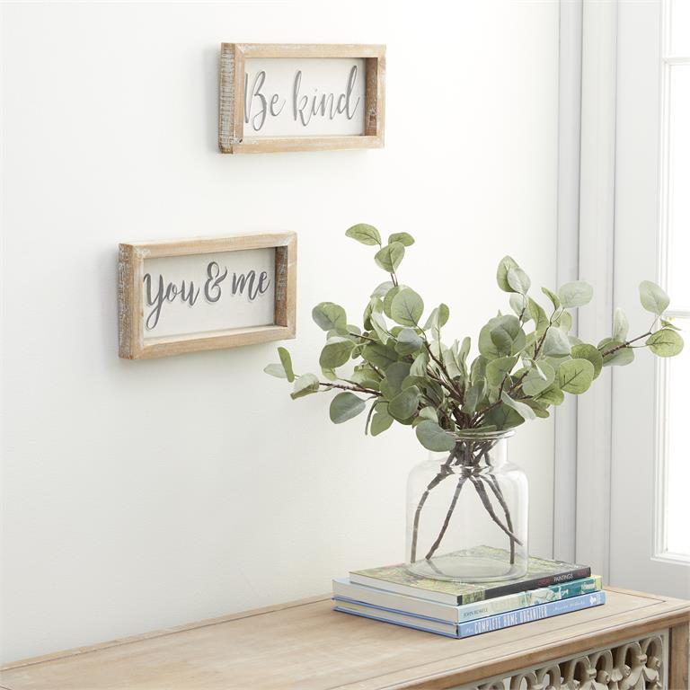 BROWN METAL FARMHOUSE SIGN WALL DECOR