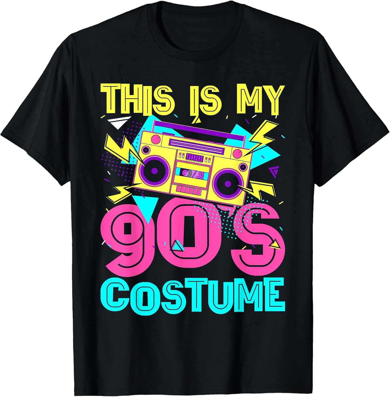 This is My 90s Costume Retro 90s Music Theme Party Nineties T-Shirt Unisex T-shirt, Sweatshirt, Hoodie, Long Sleeve Tee