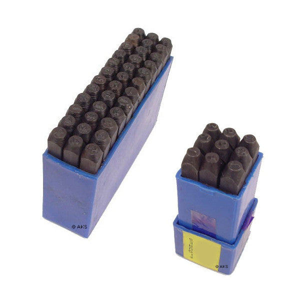 6mm (9/32 Inch) Number and Letter Stamps