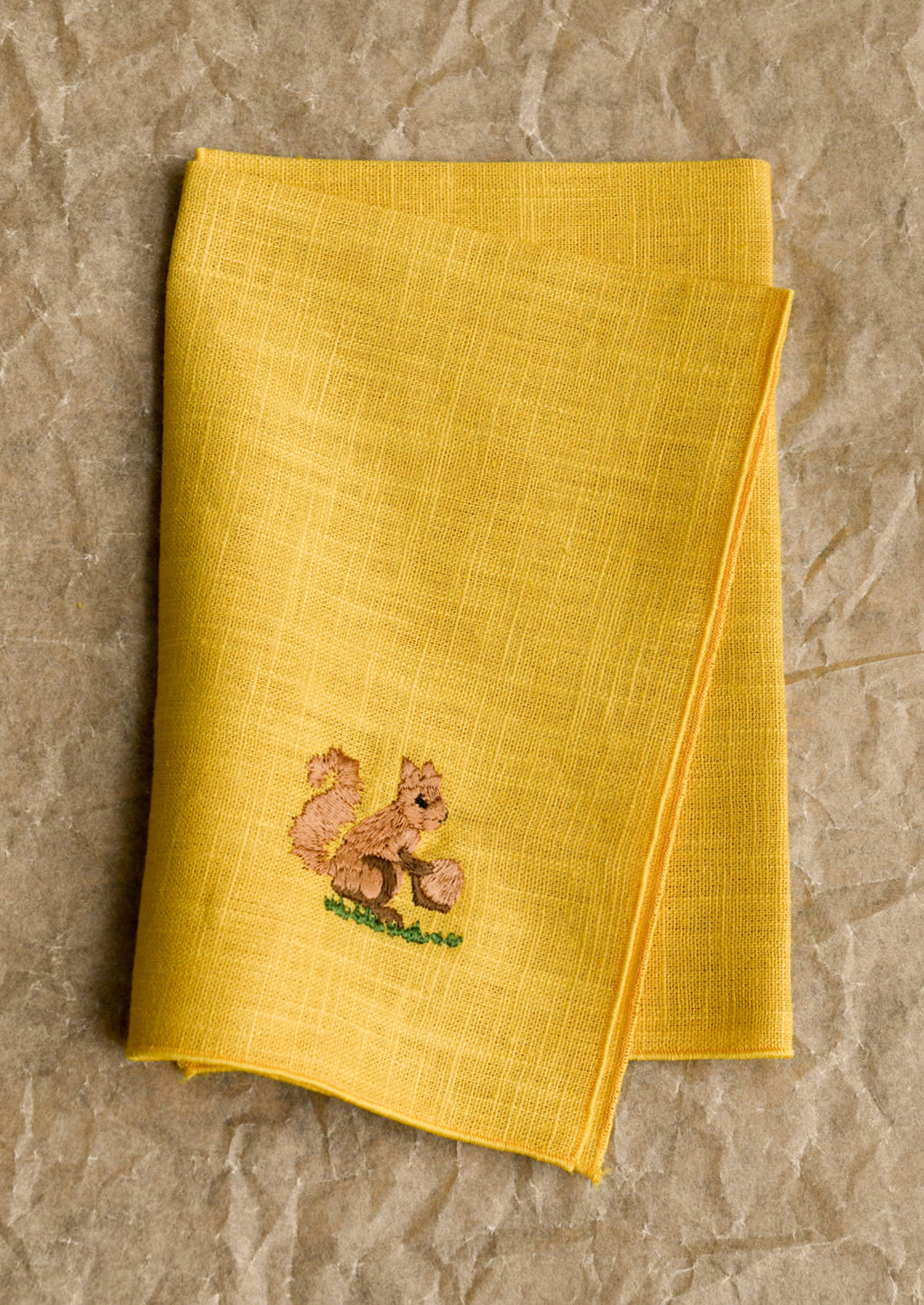 Forest Critters Linen Napkin