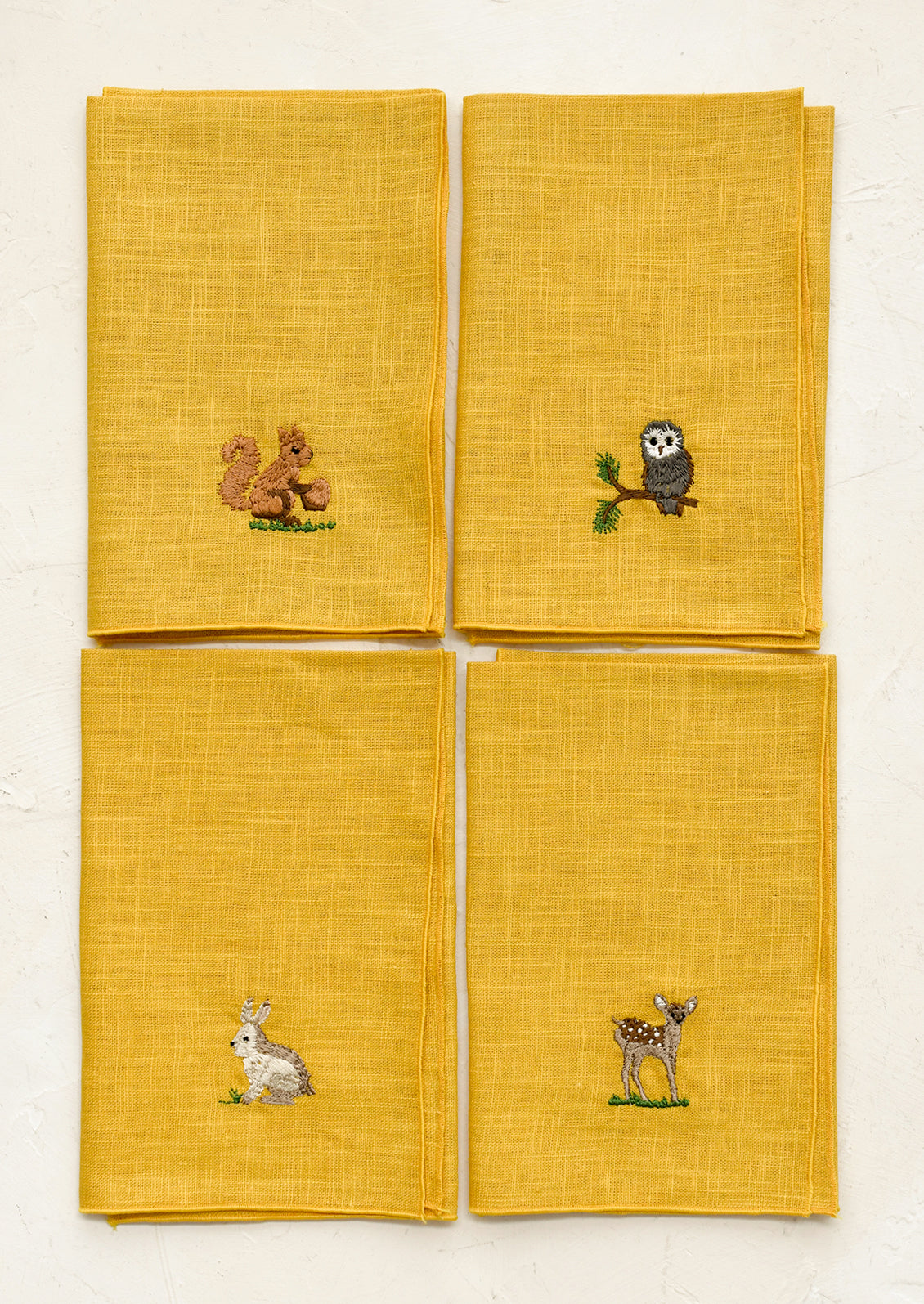 Forest Critters Linen Napkin