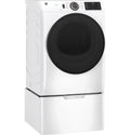 7.8 cu. ft. Capacity Smart Front Load Electric Dryer with Sanitize Cycle GFD55ESSNWW