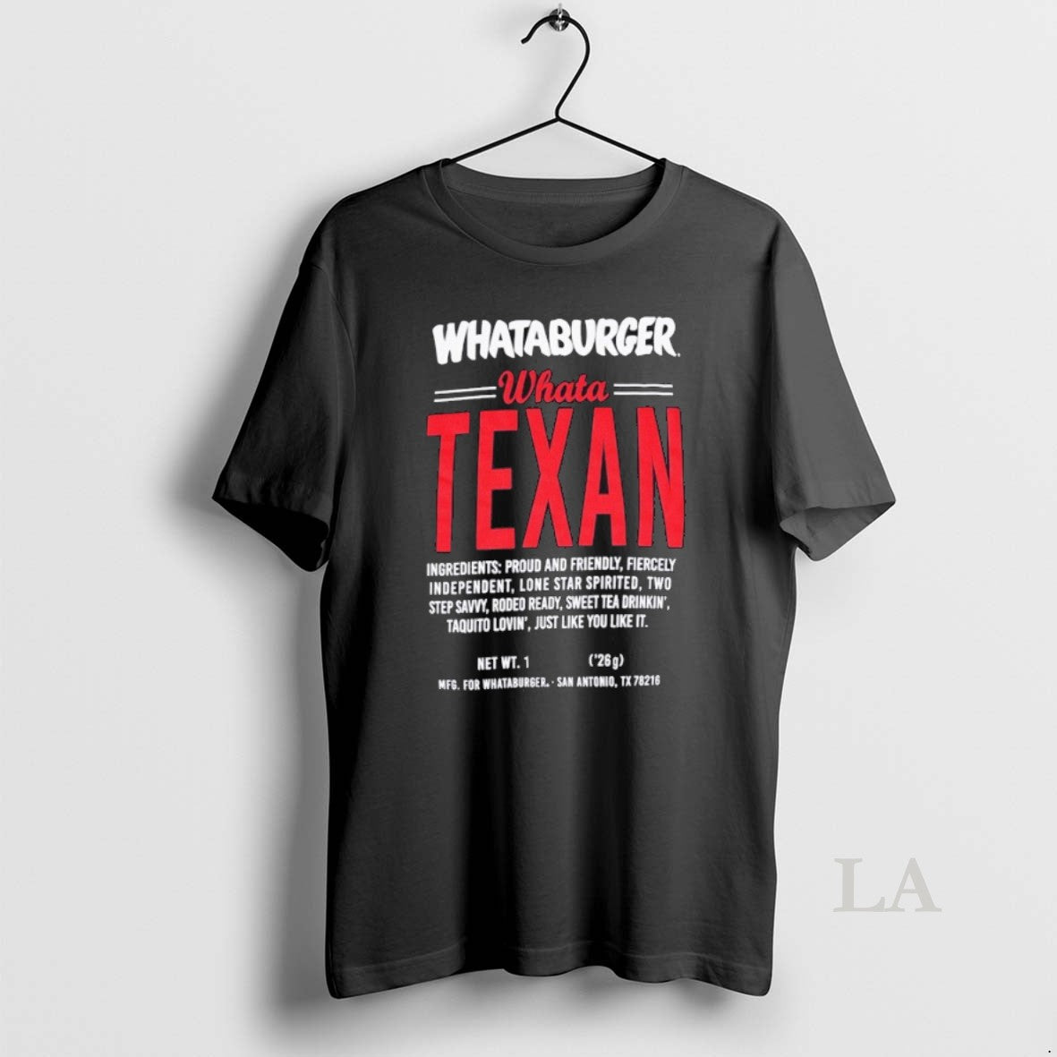 Original Whataburger Whatatexan Ingredient Unisex T-shirt, Sweatshirt, Hoodie, Long Sleeve Tee