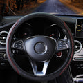 Universal Car Steering Wheel Cover Microfiber Leather Protection Cover Anti Slip Breathable for 37-39cm Steering Wheel Protector