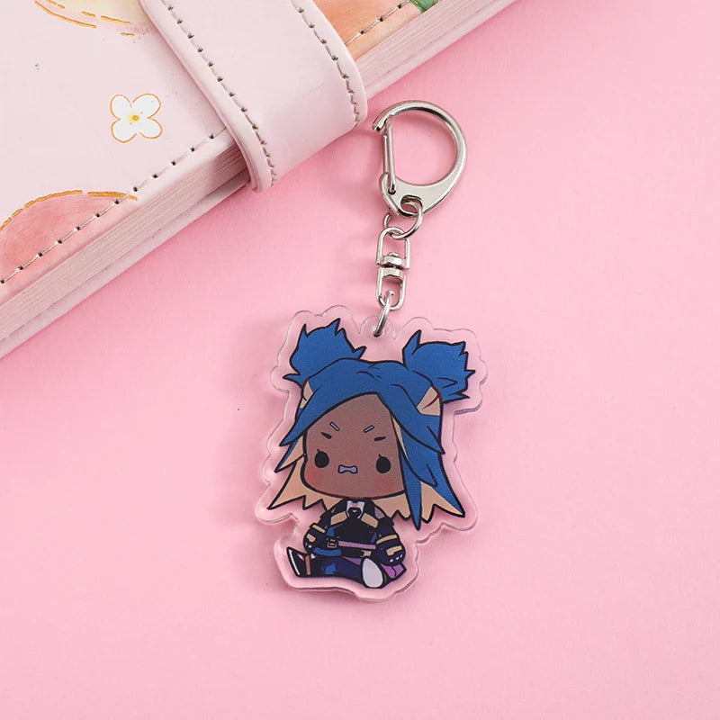 Valorant 'NEON' Keyring Acrylic Keychain