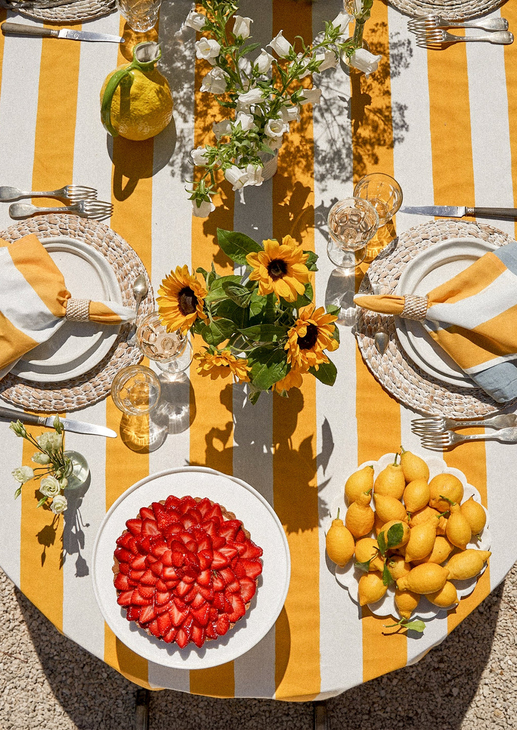 St. Tropez Striped Tablecloth