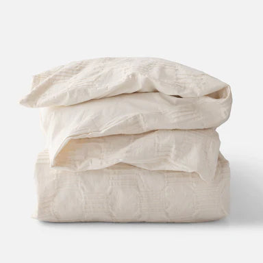 Woven Tally Duvet Cover