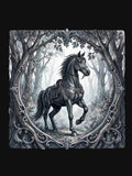 Gothic horse in the forest by Tragedyshop Unisex T-shirt, Sweatshirt, Hoodie, Long Sleeve Tee