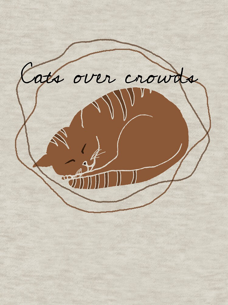 Introvert pack - cats over crowds by PBerry Unisex T-shirt, Sweatshirt, Hoodie, Long Sleeve Tee