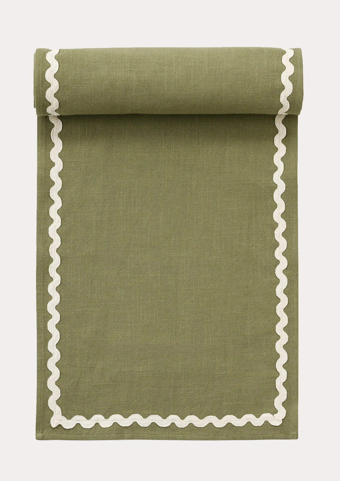 Ricrac Cotton Table Runner