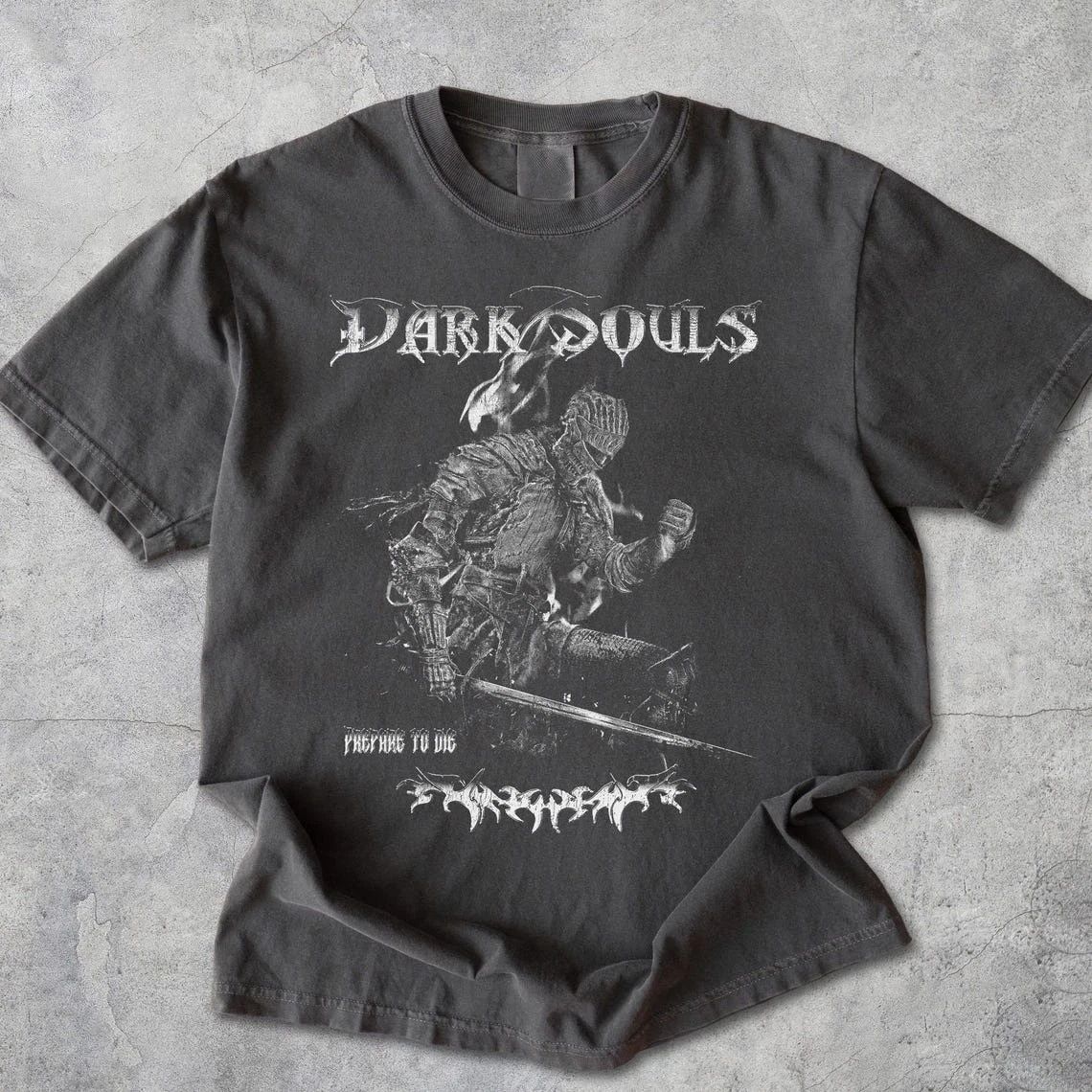 Vintage Dark Souls Distressed T Shirt, Retro Video Game Tee, Gaming Fan Apparel Unisex T-shirt, Sweatshirt, Hoodie, Long Sleeve Tee